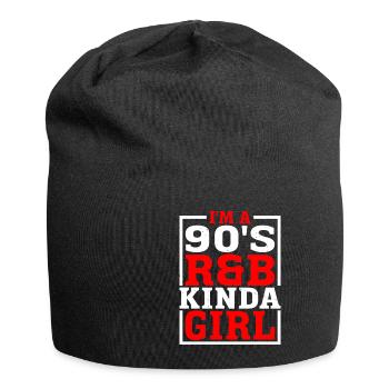 I'm A 90's R'b Kinda Girl 16 - Jersey Beanie - black - Front