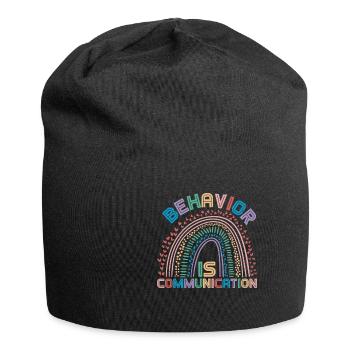 Behavior Is Communication 21 - Jersey Beanie - black - Front