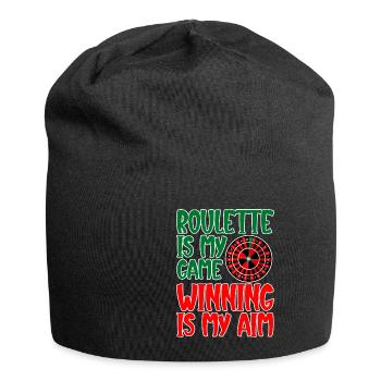 Roulette Is My Game Winning Is My Aim 2 - Jersey-Beanie - Schwarz - Vorne