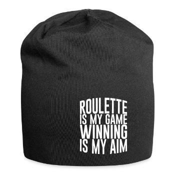Roulette Is My Game Winning Is My Aim 4 - Jersey-Beanie - Schwarz - Vorne