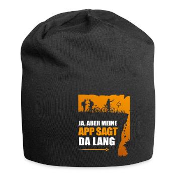 Lustiges Fahrradtour Radfahrer - Jersey-Beanie - Schwarz - Vorne