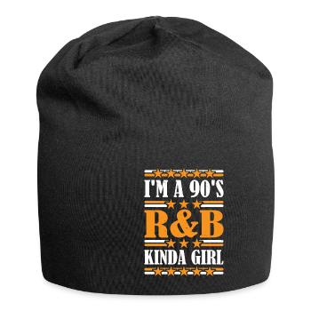 I'm A 90's R'B Kinda Girl 22 - Jersey Beanie - black - Front