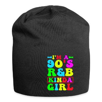 I'm A 90's R'B Kinda Girl 20 - Jersey Beanie - black - Front