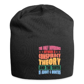 The Only Difference Between A Conspiracy Theory 14 - Jersey-Beanie - Schwarz - Vorne