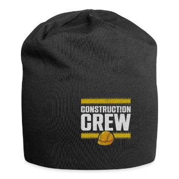 Équipe de construction, chantier, constructeur - Bonnet en jersey - noir - Devant