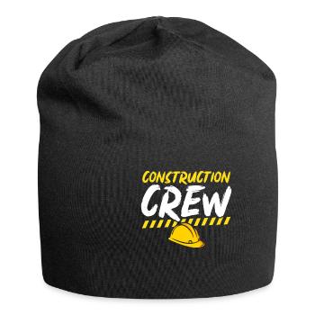 Équipe de construction, chantier, constructeur - Bonnet en jersey - noir - Devant