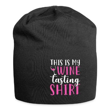 This Is My Wine Tasting - Jersey Beanie - black - Front