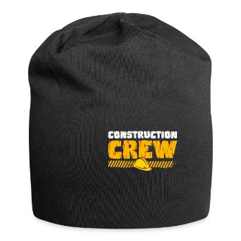 Équipe de construction, chantier, constructeur - Bonnet en jersey - noir - Devant