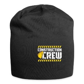 Équipe de construction, chantier, constructeur - Bonnet en jersey - noir - Devant