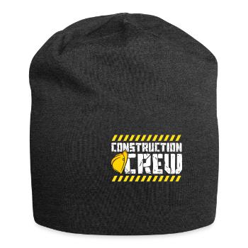 Équipe de construction, chantier, constructeur - Bonnet en jersey - charbon - Devant