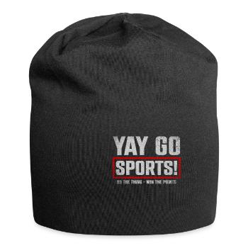 Yay Go Sports Do The Thing Win The Points Sport - Jersey Beanie - black - Front