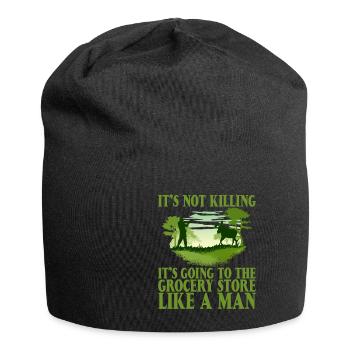 It's Going To The Grocery Store Like A Man 2 - Jersey-Beanie - Schwarz - Vorne