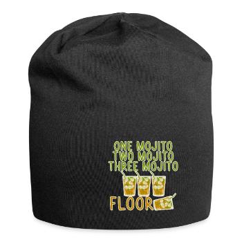 One Mojito Two Mojito Three Mojito Floor 4 - Jersey Beanie - black - Front