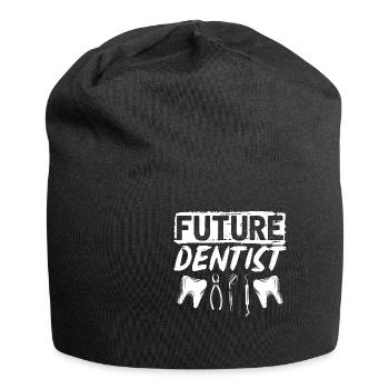 Futur dentiste dentiste assistant dentaire - Bonnet en jersey - noir - Devant