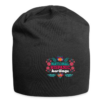 National Hispanic Heritage Feiertag Erbe - Jersey-Beanie - Schwarz - Vorne