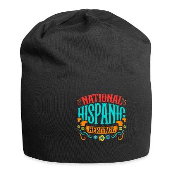 National Hispanic Heritage Feiertag Erbe - Jersey-Beanie - Schwarz - Vorne