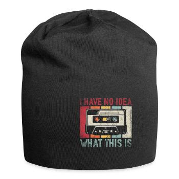 Je n’ai aucune idée de ce que c’est cassette - Bonnet en jersey - noir - Devant
