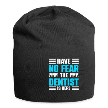 N’ayez pas peur Le dentiste est ici Zahnarzt - Bonnet en jersey - noir - Devant