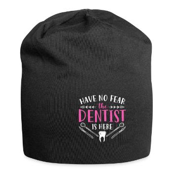 N’ayez pas peur Le dentiste est ici Zahnarzt - Bonnet en jersey - noir - Devant
