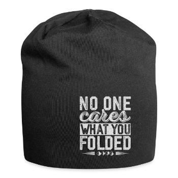 No One Cares What You Folded Poker - Jersey Beanie - black - Front