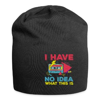 Je n’ai aucune idée de ce que c’est cassette - Bonnet en jersey - noir - Devant