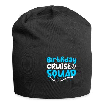 Birthday Cruise Squad - Jersey-Beanie - Schwarz - Vorne