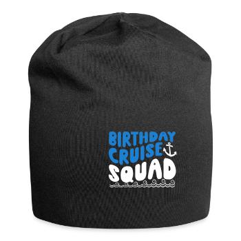 Birthday Cruise Squad - Jersey-Beanie - Schwarz - Vorne