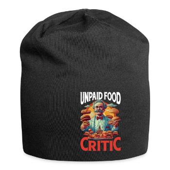 Unpaid Food Critic 13 - Jersey Beanie - black - Front