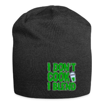 I Don't Cook I Blend 2 - Jersey Beanie - charcoal grey - Front