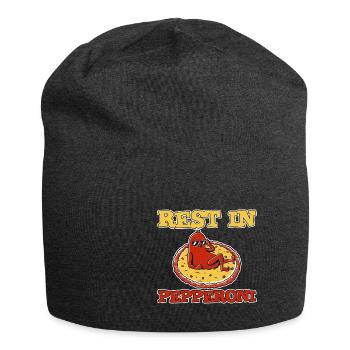 Rest In Pepperoni 2 - Jersey-Beanie - Anthrazit - Vorne