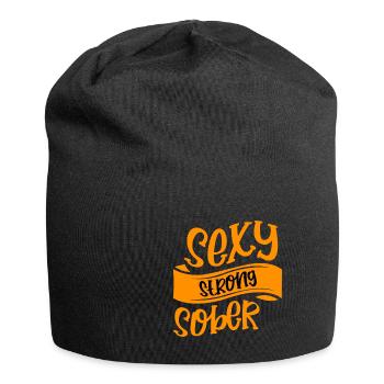 Sexy Strong Sober 4 - Jersey-Beanie - Schwarz - Vorne