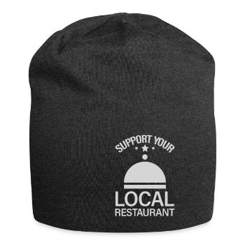Support Your Local Restaurant 2 - Jersey-Beanie - Anthrazit - Vorne