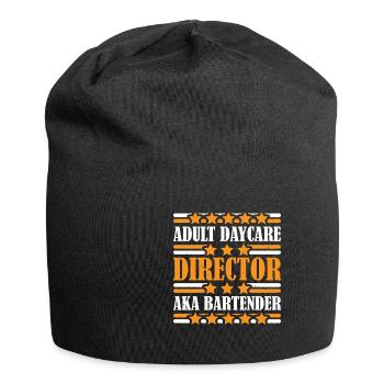 Adult Daycare Director aka Bartender 4 - Jersey Beanie - black - Front