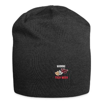 Warnung Technische Woche Bühnenleiter Darsteller - Jersey-Beanie - Anthrazit - Vorne