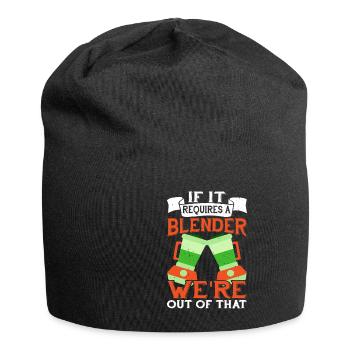 If It Requires A Blender, We're Out Of That - Jersey-Beanie - Schwarz - Vorne
