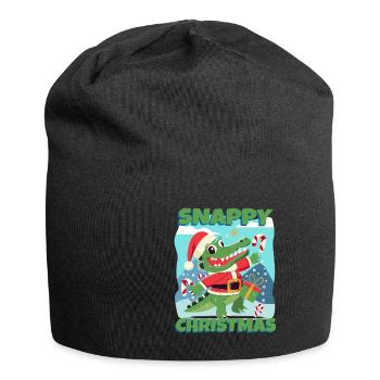 Snappy christmas - Jersey Beanie - black - Front
