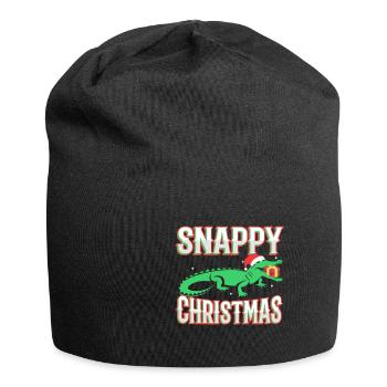 Snappy christmas - Jersey Beanie - black - Front