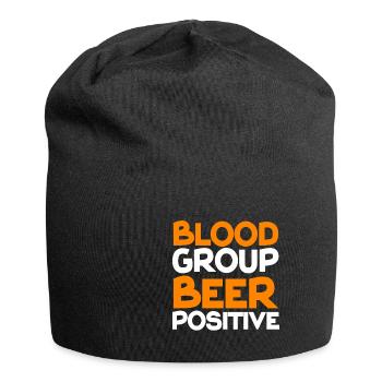 Blood Group Beer Positive - Jersey-Beanie - Schwarz - Vorne