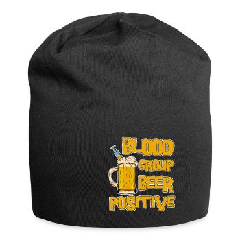 Blood Group Beer Positive 2 - Jersey Beanie - black - Front