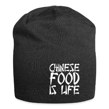 La cuisine chinoise, c’est la vie - Bonnet en jersey - charbon - Devant