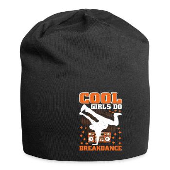 Cool Girls Do Breakdance 2 - Jersey-Beanie - Schwarz - Vorne