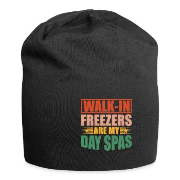Walk-in Freezers Are My Day Spas 2 - Jersey Beanie - black - Front