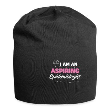 Ich Bin Ein Aufstrebender Epidemiologe An - Jersey-Beanie - Schwarz - Vorne