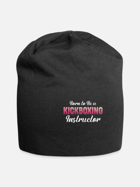 Geboren, Um Kickbox-trainer Und - Jersey-Beanie - sort