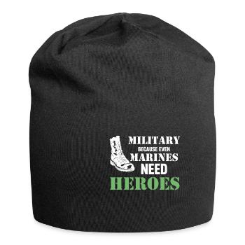 military, because even the navy heroes in the - Jersey Beanie - black - Front