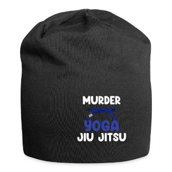 Mord Yoga Jiu Jitsu Karate Boxen Muay Thai - Jersey-Beanie - Schwarz - Vorne