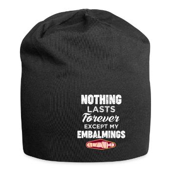 Nichts Währt Ewig, Außer Meinem - Jersey-Beanie - Schwarz - Vorne