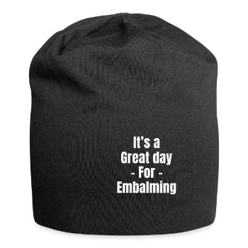 Es Ist Ein Großartiger Tag, Um Einen Lustigen - Jersey-Beanie - Schwarz - Vorne
