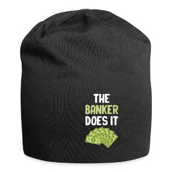 Der Banker Macht Es Lustig Hypothekenkassierer - Jersey-Beanie - Schwarz - Vorne