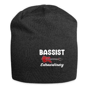 Bassiste, Extraordinaire, Guitariste, Metalcore, E-bass - Bonnet en jersey - charbon - Devant